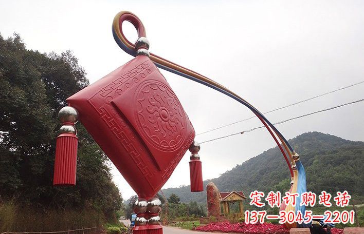 聊城精美不锈钢拱门雕塑