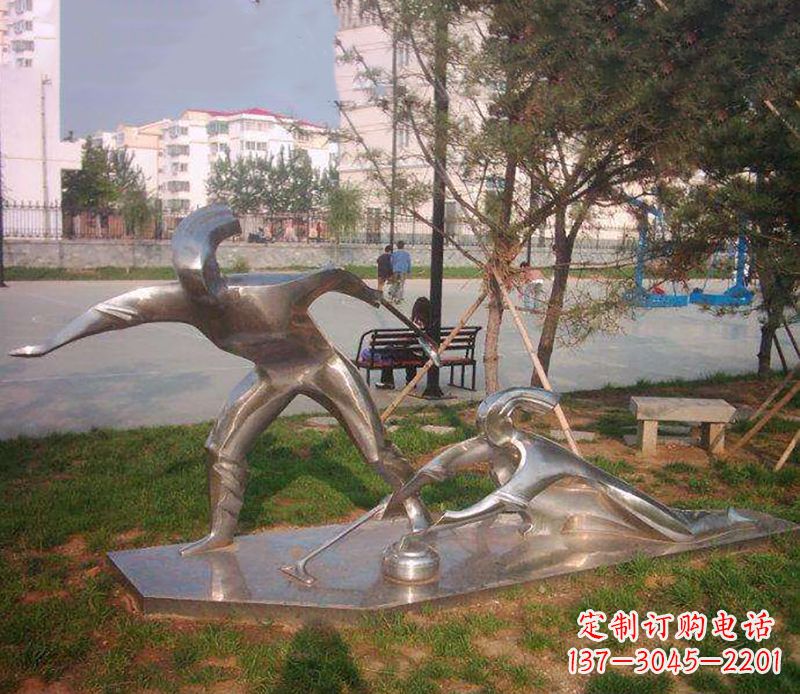 聊城不锈钢创意冰壶雕塑大赛