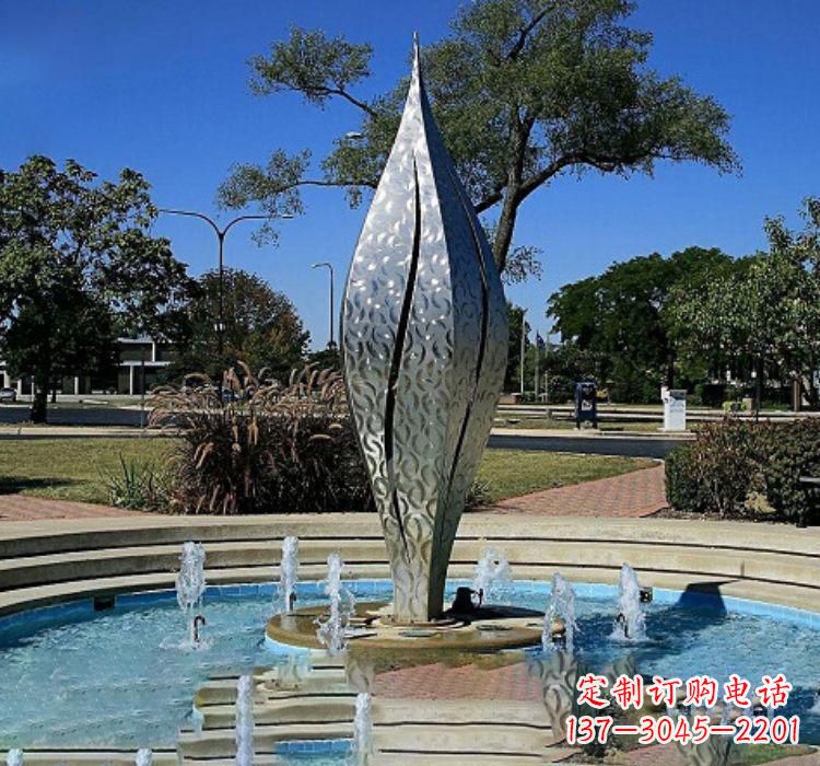 聊城不锈钢创意喷泉雕塑