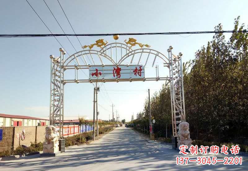 聊城不锈钢牌坊雕塑让美丽的传统永存