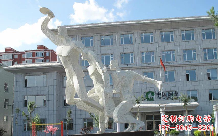 聊城不锈钢乒乓球雕塑精美绝伦