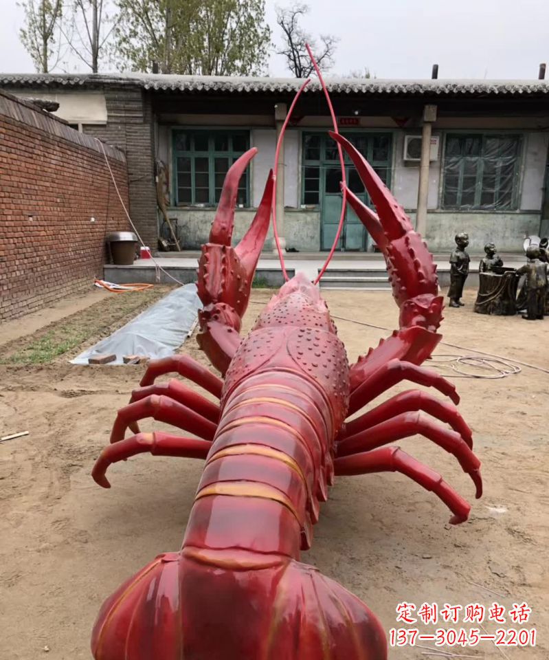 聊城不锈钢大龙虾雕塑雕塑之美