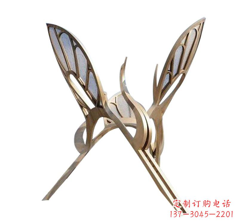 聊城精美的不锈钢仙鹤雕塑