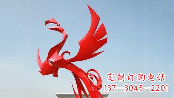 聊城不锈钢凤凰雕塑