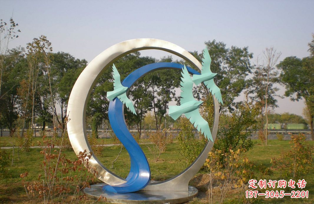 聊城大雁南飞,美丽风景线