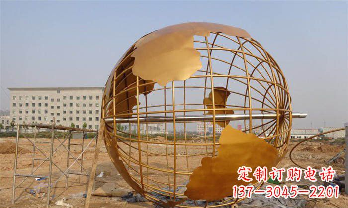 聊城美丽的地球雕塑
