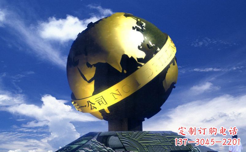 聊城不锈钢地球雕塑传承持久的环保理念