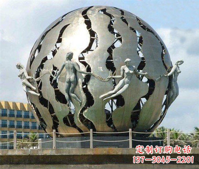聊城不锈钢地球雕塑一座精致而又充满着力量的艺术作品