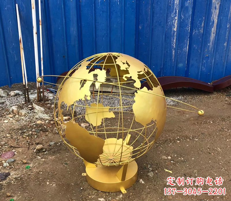 聊城精美不锈钢地球仪雕塑