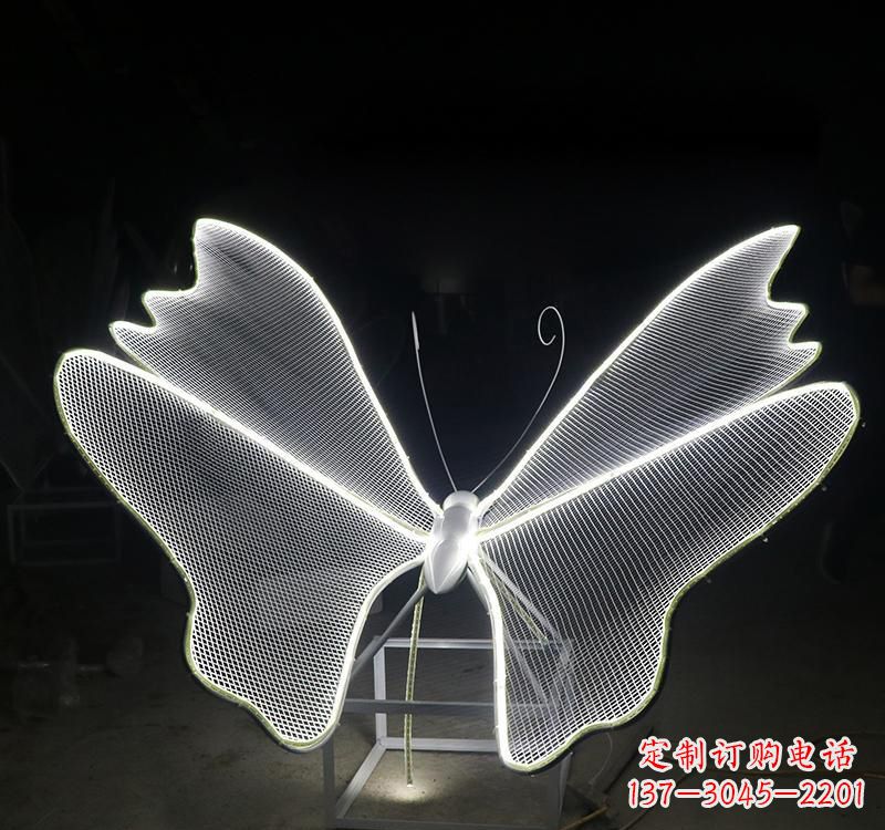 聊城不锈钢灯饰蝴蝶雕塑