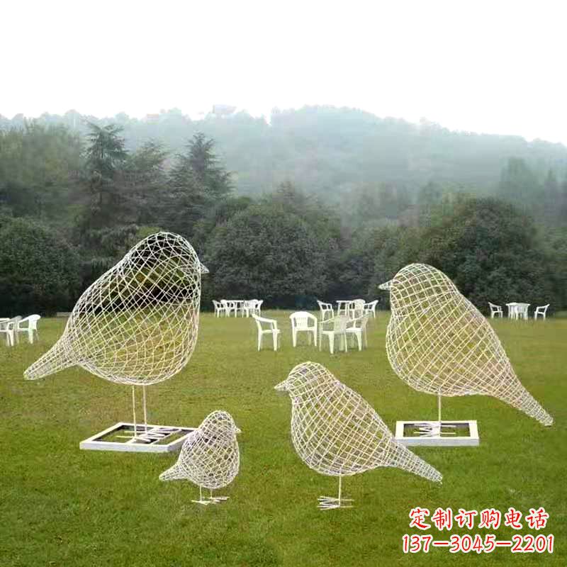 聊城精美鸽子雕塑,点缀绿地园林