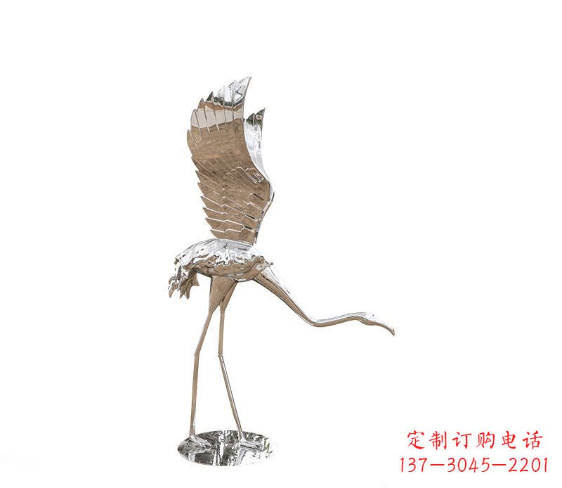 聊城不锈钢火烈鸟雕塑灿烂耀眼的艺术之作