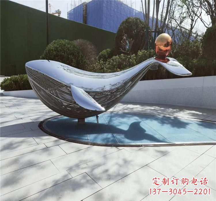 聊城不锈钢海豚雕塑艺术与科技的完美结合