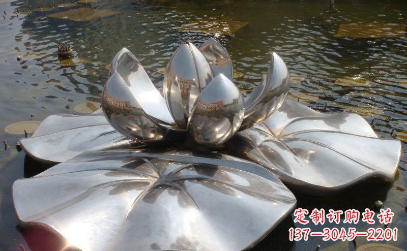 聊城不锈钢锻造莲花雕塑