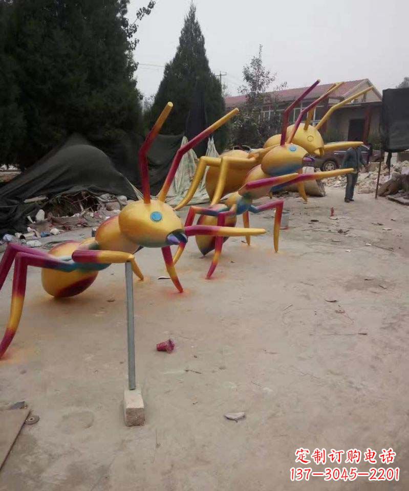 聊城精美的不锈钢蚂蚁雕塑