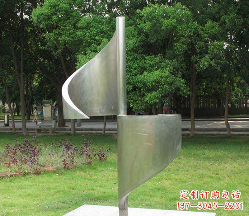 聊城精美不锈钢风车雕塑