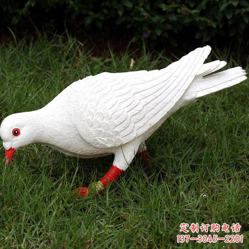 聊城精致的不锈钢鸽子雕塑