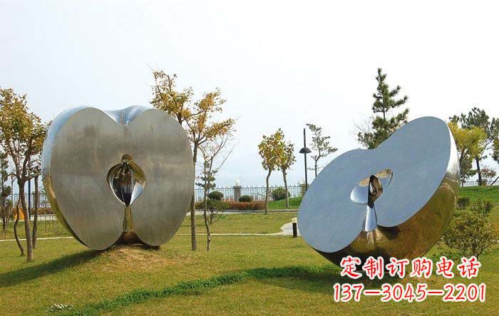 聊城不锈钢苹果雕塑——珍贵的艺术瑰宝