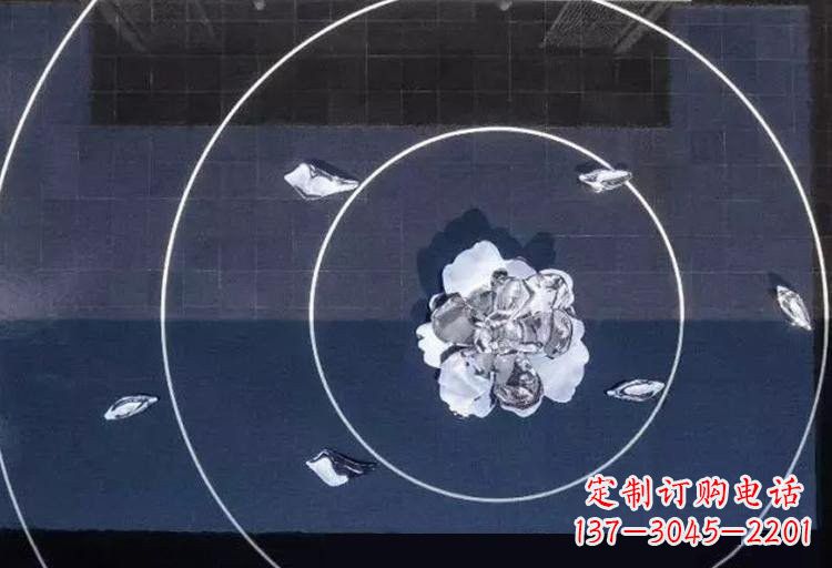 聊城不锈钢莲花雕塑——给公园增添一抹绚丽