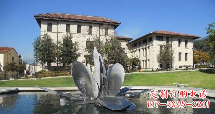 聊城不锈钢喷泉雕塑——美的象征