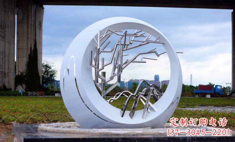 聊城不锈钢树枝雕塑艺术与环保的完美结合