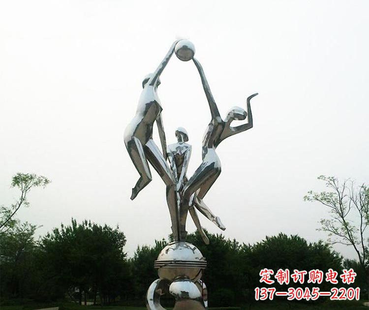 聊城排球女孩雕塑