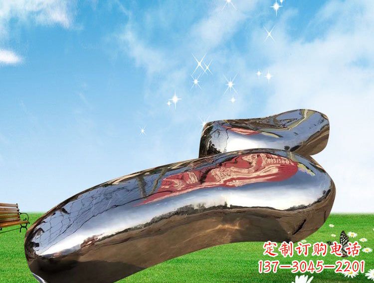 聊城精美的不锈钢鹅卵石雕塑