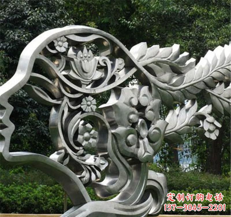 聊城不锈钢雕塑美丽的象征