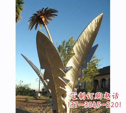 聊城不锈钢蒲公英雕塑——点缀公园美景