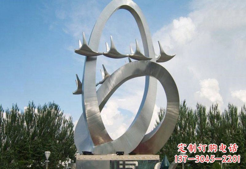 聊城不锈钢天鹅雕塑