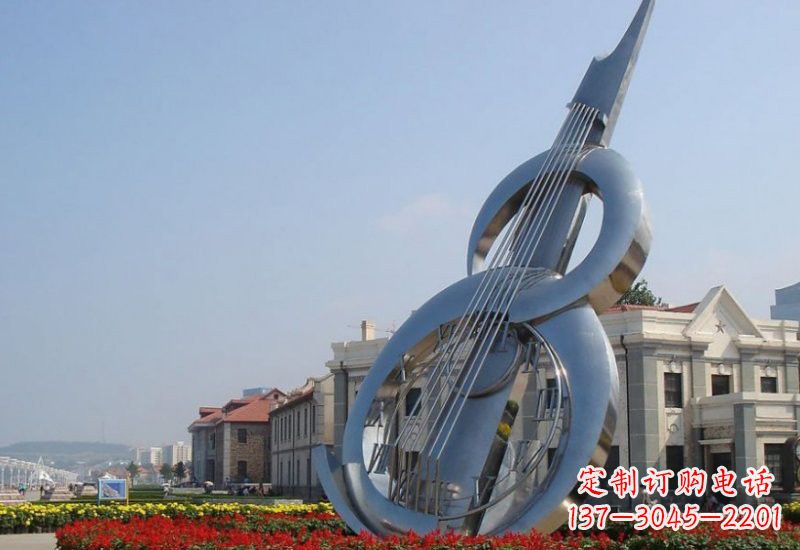 聊城不锈钢大提琴雕塑