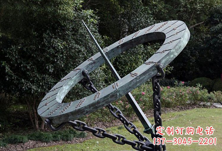 聊城不锈钢日晷雕塑精致的艺术符号
