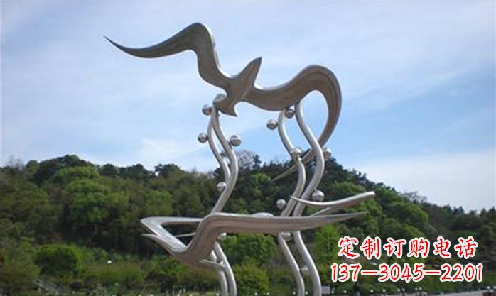 聊城海鸥雕塑传递自然之美