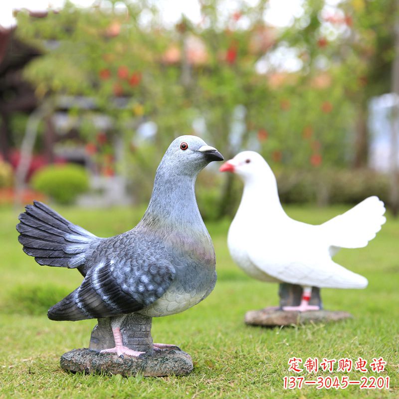聊城和平鸽雕塑——象征着永恒的和平