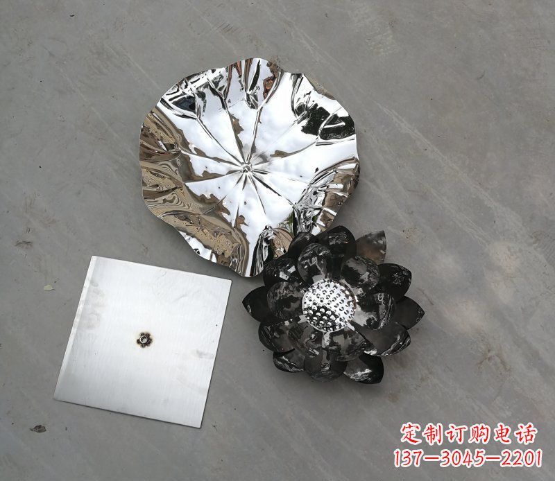 聊城不锈钢荷叶雕塑传承传统文化