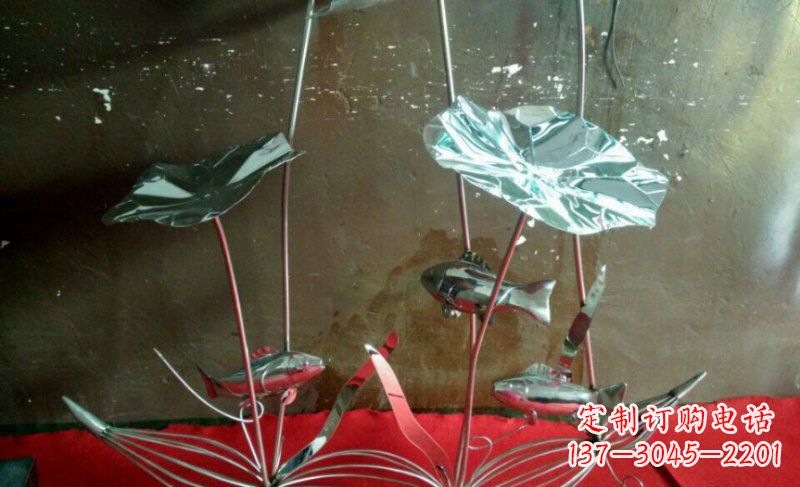 聊城不锈钢荷花雕塑