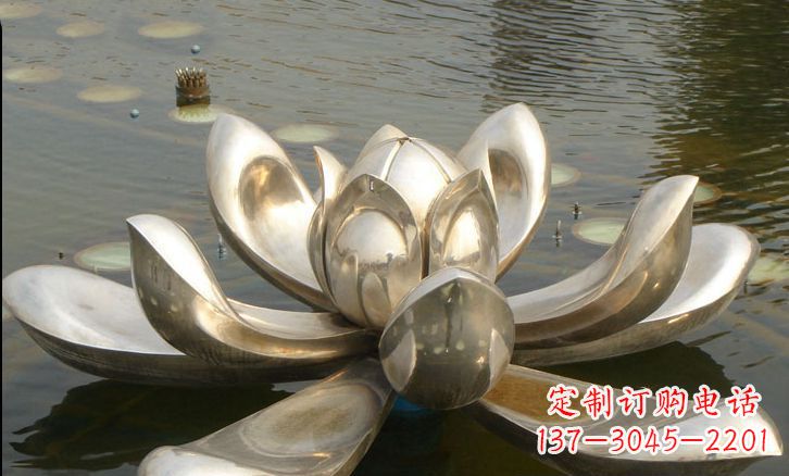 聊城不锈钢荷花雕塑艺术与自然的完美结合
