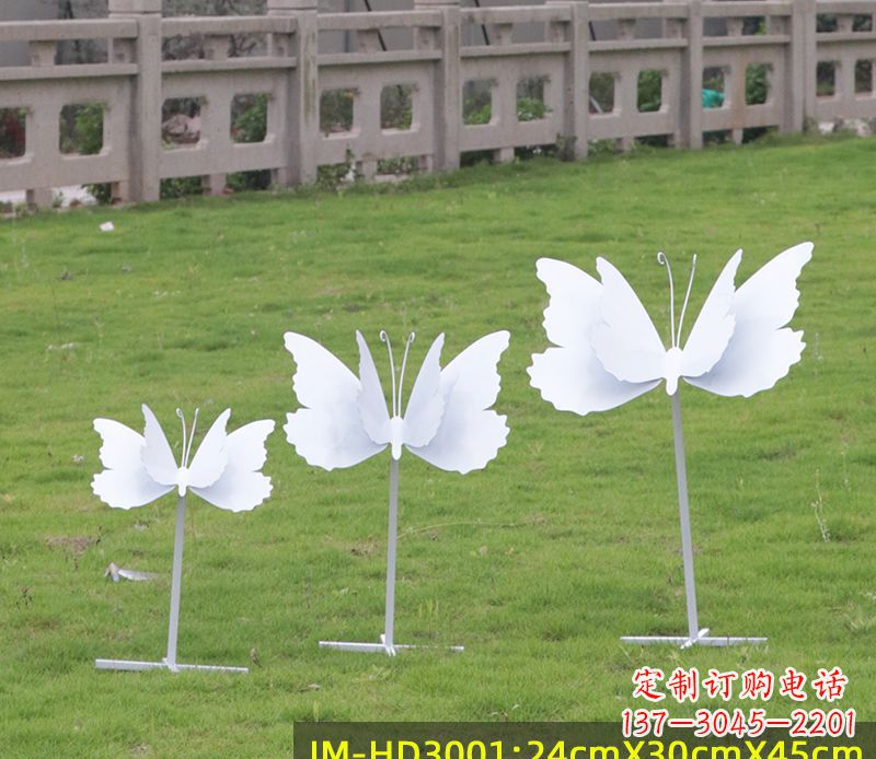 聊城不锈钢蝴蝶组合雕塑精美的艺术品