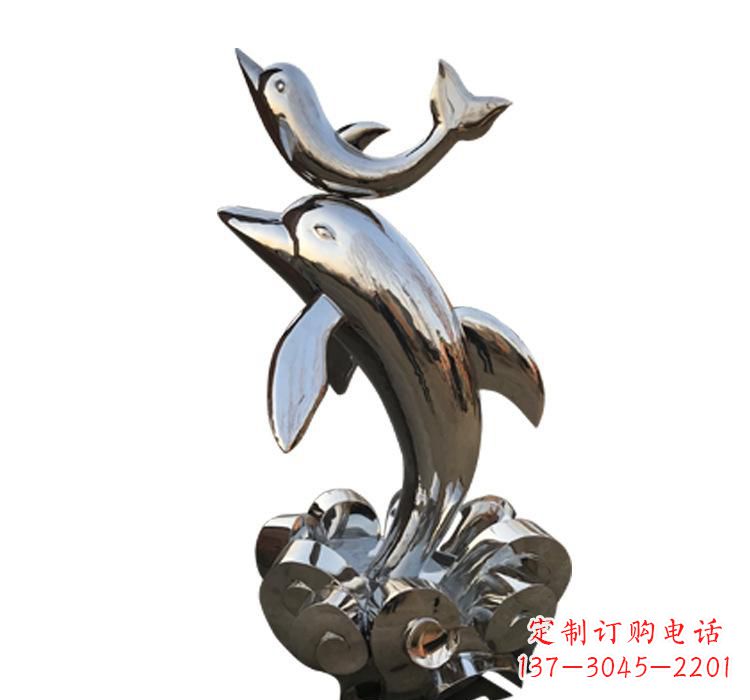 聊城海豚雕塑艺术与自然的完美结合