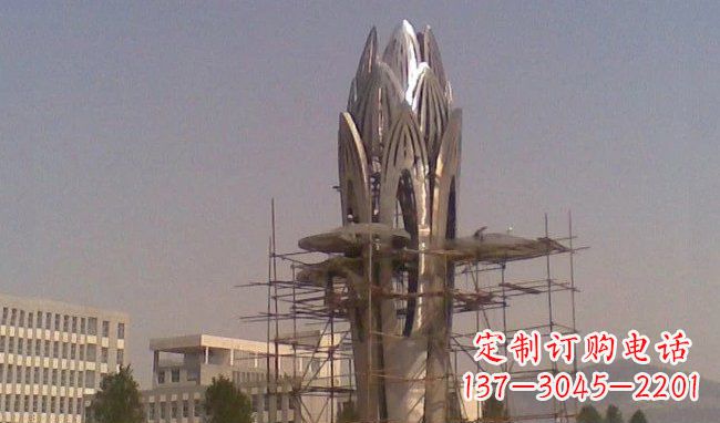聊城不锈钢火炬雕塑精致而又耐用