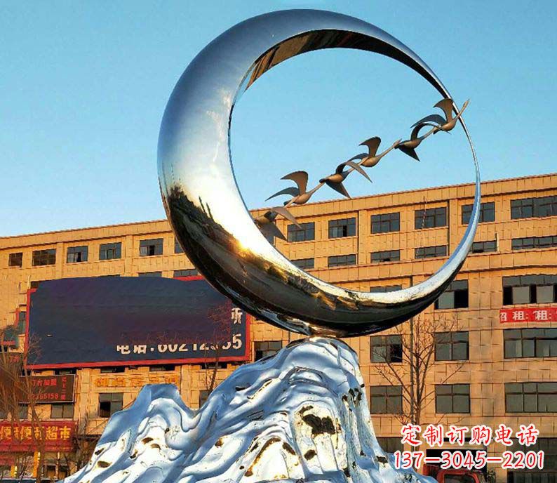 聊城雁雕塑不锈钢的艺术精灵