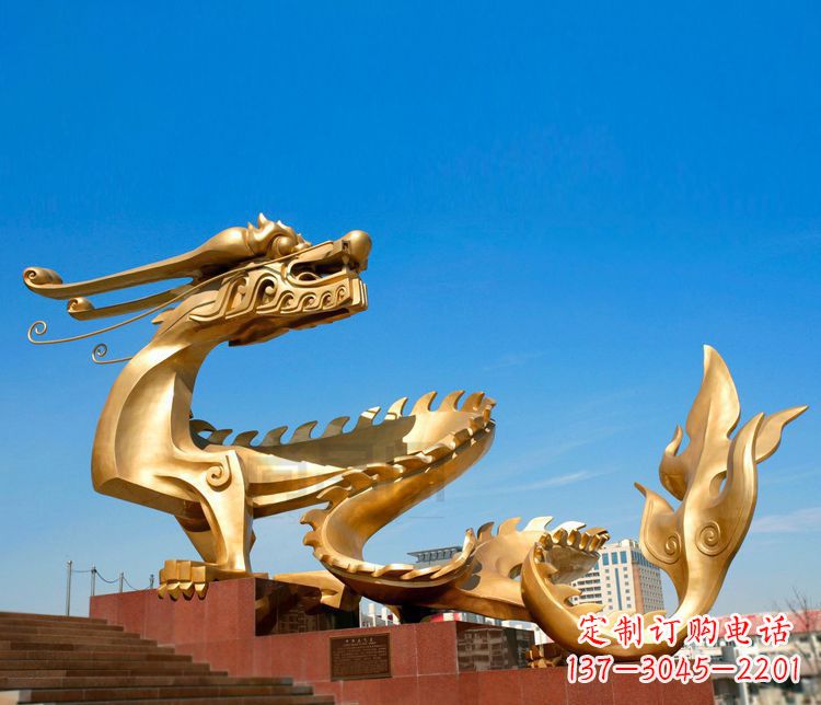 聊城不锈钢金龙——雕塑之美