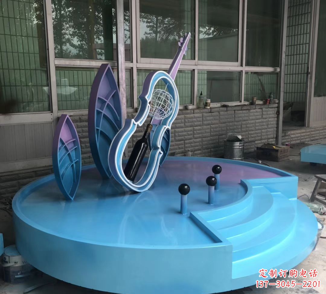 聊城大提琴雕塑精致的艺术瑰宝