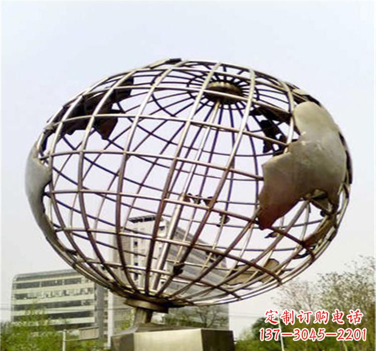 聊城不锈钢地球仪雕塑让美景永恒