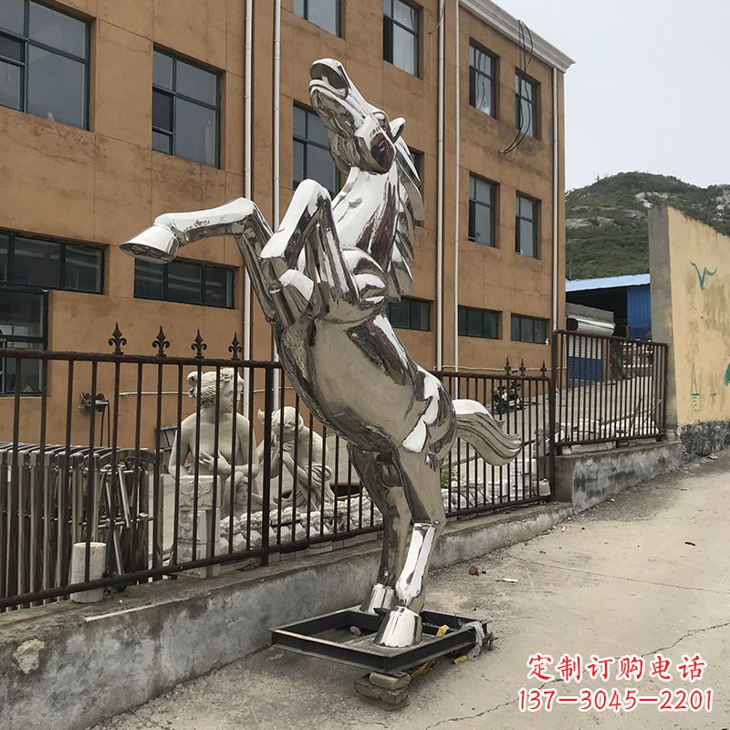 聊城不锈钢马雕塑精美绝伦