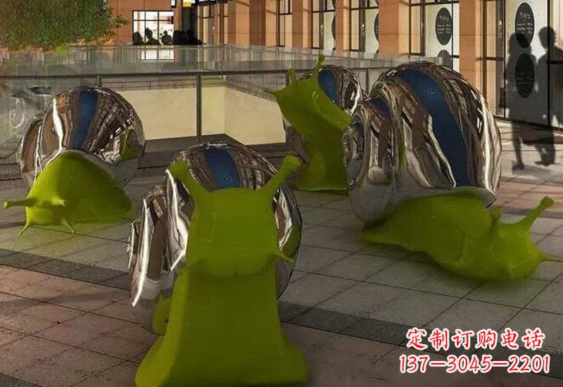 聊城不锈钢蜗牛雕塑融合现代技术与传统艺术