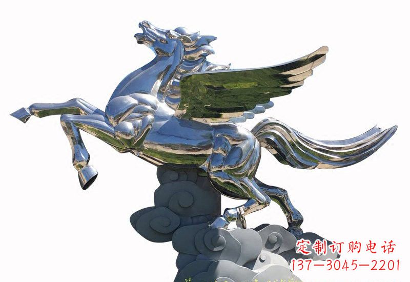 聊城不锈钢马雕塑把美丽的艺术带入家庭