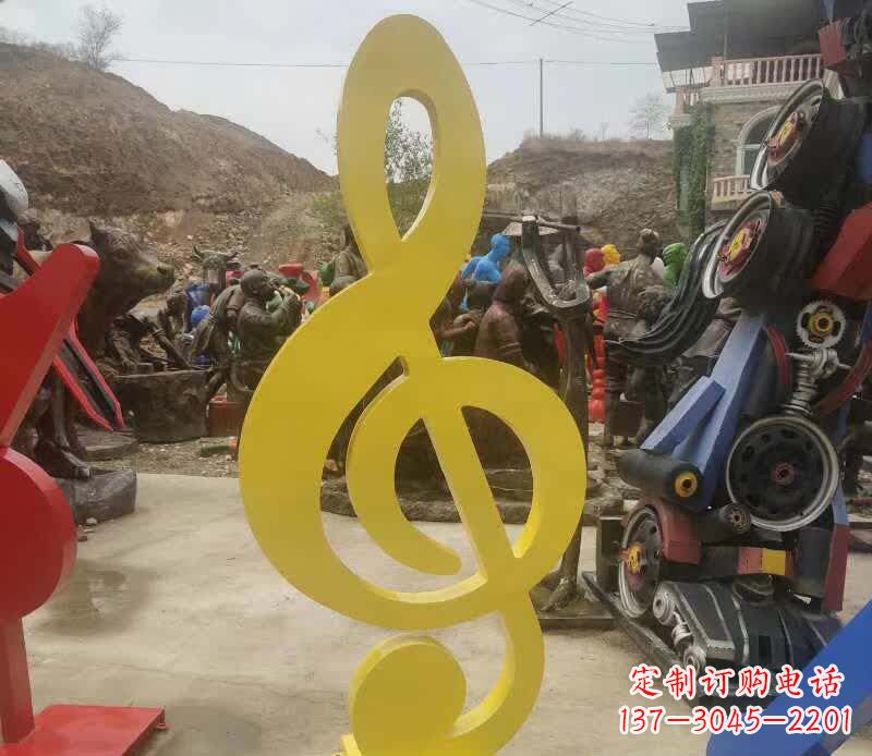 聊城不锈钢音符雕塑美丽而持久的艺术