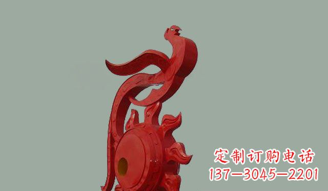 聊城不锈钢孔雀雕塑