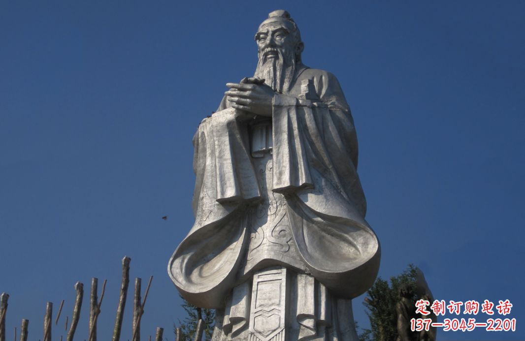 聊城不锈钢孔子人物雕塑——传承中华文化的精神象征